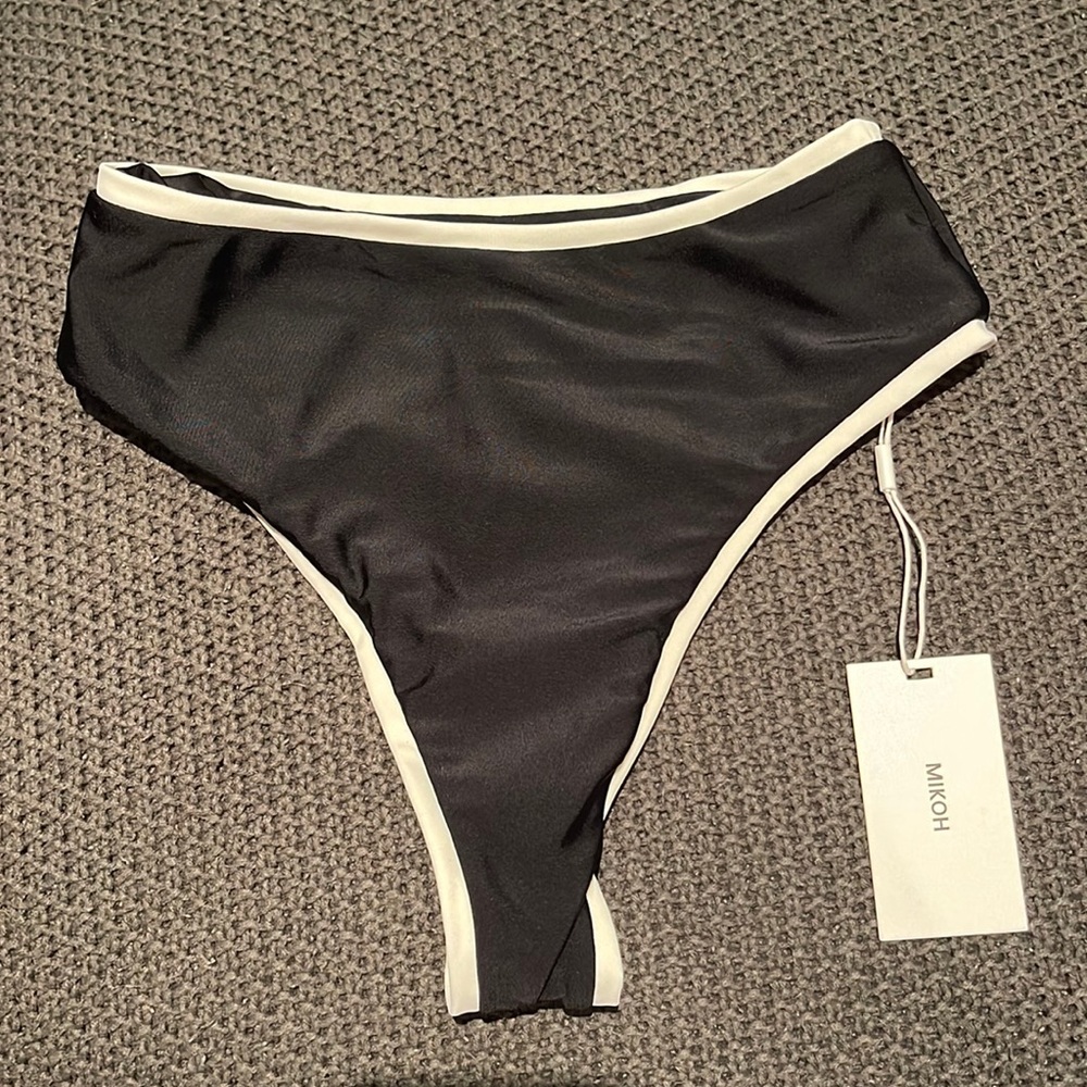 Mikoh Black and White Bikini Swimwear